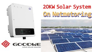 How to Install GoodWe 20kw Solar Syatem  Solar panels Extension [upl. by Ahseket]