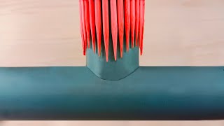 ingenious tool using wood skewers and plastic straws [upl. by Onitnas49]