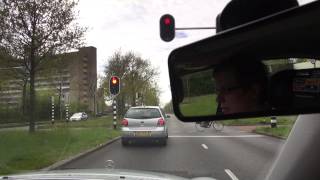 Invoegen op de autowegen en autosnelwegen in Zwolle wwwaccuraatnu [upl. by Ynattirb967]