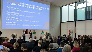 Dritter Kulturgipfel mit Staatsministerin Barbara Klepsch in Zwickau [upl. by Atsugua]