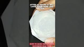 Glycerin soap base making process  By using 4 ingredients  Make crystal clear soap at your home [upl. by Mcgregor]