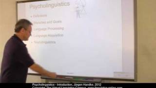 PSY101  Psycholinguistics  An Overview [upl. by Curtice]