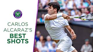 Simply Outrageous  Carlos Alcarazs best shots from Wimbledon 2024 [upl. by Balas]