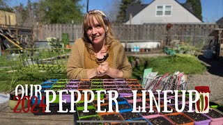 Start Pepper Seeds With Me 🌶 15 Unique Varieties Plus How We Plan to Use or Preserve Each of Them [upl. by Natale]