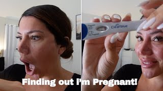 FINDING OUT IM PREGNANT  emotional [upl. by Noscire]