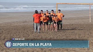 Fútbol y voley en las playas de Mar de Ajó [upl. by Alan607]