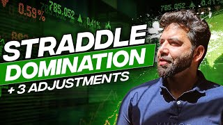 Short Straddle Domination  Logical Explanation options trade adjustments  shortstraddle [upl. by Farra]