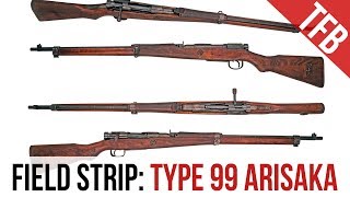 Japanese WWII Arisaka Type 99 Rifle Field Strip [upl. by Erot107]