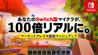 【マイクラ統合版】マイクラが超リアルになる最新マッシュアップ！Switch対応【PEPS4XboxWin10Switch】 [upl. by Kinom]