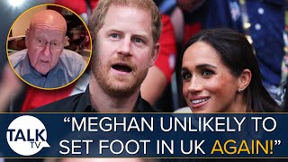 “Meghan Markle Is Unlikely To Set Foot In UK Again” Prince Harry Heads Back To LA After Flying Visit [upl. by Anhoj]