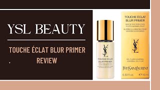 YSL Touche Eclat Blur Face Primer Review  Demo  Yves Saint Laurent Beauty Products [upl. by Varian580]