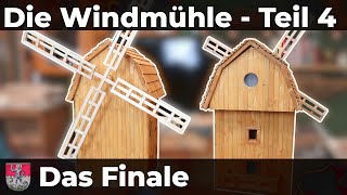 Windmühle selber bauen  Teil 4 Windrad und Dach [upl. by Seyah]