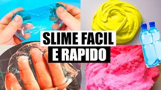 3 DIY SLIME FÁCEIS PARA CRIANÇAS FAZEREM SOZINHAS [upl. by Aissatan]