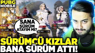 SÜRÜMCÜ KIZLARA DENK GELDİM LOBİDEKİLERİ BANLADIM PUBG Mobile [upl. by Nytsirt]