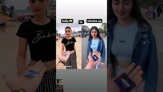 India vs Ukraine girl  giving condom to beautiful girl 🤣 Condom prank shorts status viral [upl. by Ztnarf]