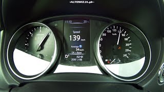 Nissan Qashqai 16 dCi 130 Xtronic acceleration 0100 kmh 0140 kmh racelogic [upl. by Artinahs]