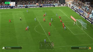 Randers Fc vs Nordsjaelland  Superligaen  Jornada 13 Gameplay [upl. by Enelam]