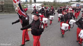 Carrickfergus Defenders  ABOD Easter Monday Parade  Enniskillen 010424 4K [upl. by Artened]