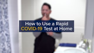 How to Do an AtHome COVID19 Rapid Antigen Test Correctly [upl. by Naillimixam]