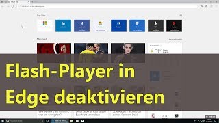 Edge  FlashPlayer deaktivieren [upl. by Hairas]