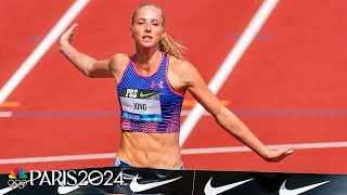 Fleur Jong claims womens para 100m title at Prefontaine Classic in Dutch sweep  NBC Sports [upl. by Leola]