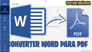 Como Converter Word para PDF no Próprio Word [upl. by Otreblasiul740]