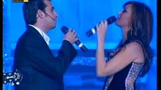 Kaiti Garbi ft Thanos Petrelis Tha meinei metaxu masLive Fame Story [upl. by Madalyn]