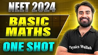 BASIC MATHS in 1 Shot FULL CHAPTER COVERAGE ConceptsPYQs  Prachand NEET 2024 [upl. by Yung152]