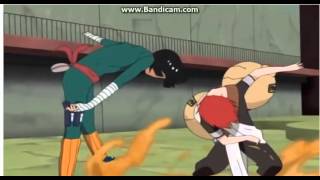 Gaara vs Rock Lee  Full Fight English Dub 1\5 [upl. by Amby284]