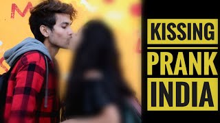 Kissing Prank India  Toss the coin  vishal goswami baba [upl. by Libyc]