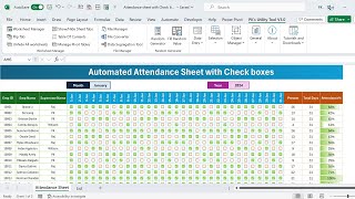 How to Build an Attendance Tracker in Google Sheets [upl. by Ielak]