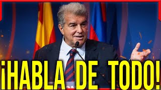 ¡BOMBA ¡LAPORTA EXPLOTA ¡HABLA DE LAMINE YAMAL y FICHAJES ¡LOCURA [upl. by Thrift139]