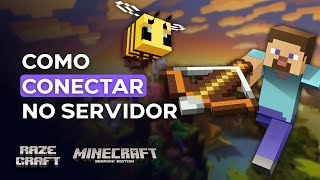 Como Conectar no Seu Servidor de Minecraft Versão Bedrock [upl. by Teerell398]