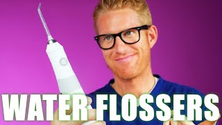 Dentist Reviews WATER FLOSSER For Teeth vs String Floss Before amp After of Plaque Removal Efficacy [upl. by Annez]