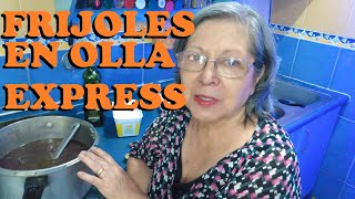 Como hacer frijoles negros en Olla Express Aprende a usar la Olla Express sin riesgos [upl. by Domph687]