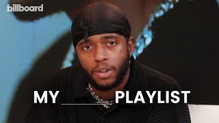 6lack Shares What’s on His Playlist  Billboard [upl. by Ainolloppa698]