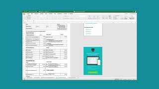 Bokföring i Excel  Bokföringsmall för Enskild firma  Instruktioner  Zervant [upl. by Arsi]