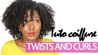 Twists and Curls et comment créer du volume  Coiffure sur cheveux crépus [upl. by Turk471]