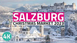 🇦🇹 Salzburg Winter Magic Snowy Peaks to Christmas Markets [upl. by Baptist]