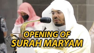 Opening of Surah Maryam  Sheikh Yasser Dossary [upl. by Thorstein28]