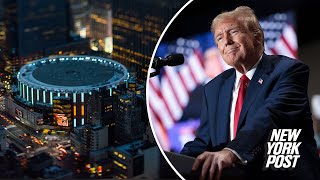 WATCH LIVE Donald Trump holds rally at NYCs Madison Square Garden [upl. by Elbertine]