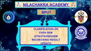 CLARIFICATION ON RECHECKING RESULT bput btech [upl. by Ydolem]