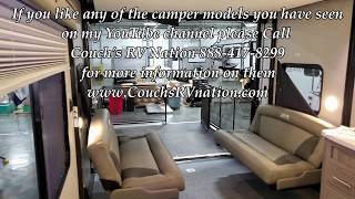 2021 XLR Boost 21QBS Toy Hauler camper by Forestriver  Couchs RV Nation RV Walk Through Tour Review [upl. by Stichter]