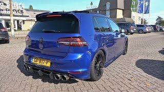 400HP VW Golf 7 R with LOUD Armytrix Exhaust System REVS  ACCELERATIONS [upl. by Stonwin981]