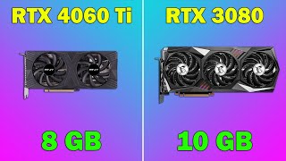 RTX 4060 Ti vs RTX 3080 Laughably Bad Gaming Test 1440p [upl. by Zerk287]