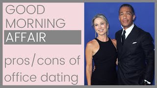 GOOD MORNING AMERICA AFFAIR The Pros amp Cons Of Dating A Coworker  Shallon Lester [upl. by Annaegroeg538]