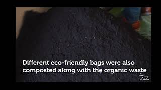 Solserv  24 hour composting of Biodolomer bags from GAIA [upl. by Aitercul]