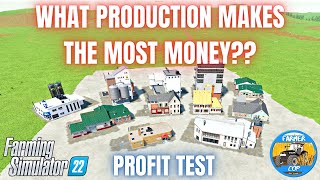 PRODUCTIONS PROFIT TEST  Farming Simulator 22 [upl. by Lolanthe]