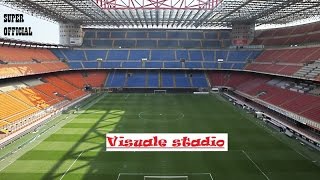 Stadio San Siro Giuseppe Meazza Inter Milan Milano Drone [upl. by Naitirb733]