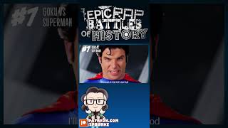 Top 10 EPIC RAP BATTLES of HISTORY  Goku vs Superman [upl. by Irbua]